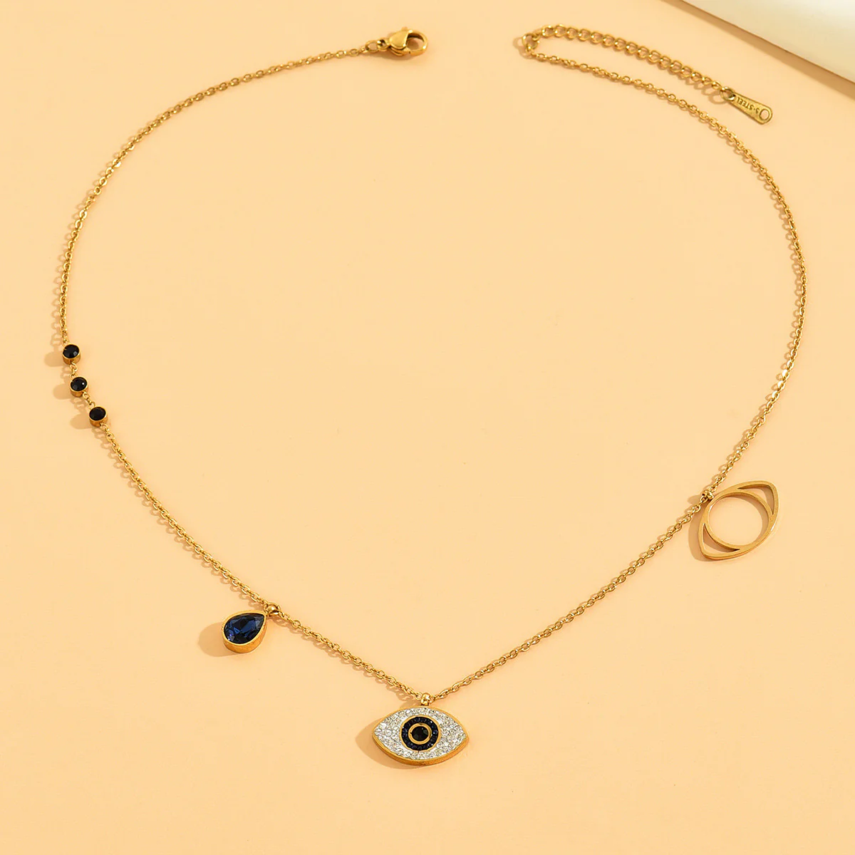 EVIL EYE NECKLACE (stainless steel) - Image 5