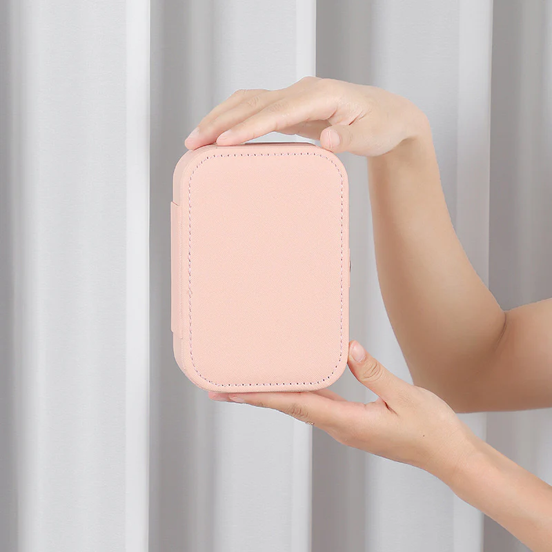 Pretty Pink Solid Jewellery Organiser - Image 4